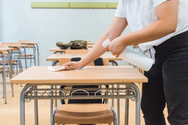 Education facility cleaning